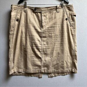Lauren Ralph Lauren khaki skirt Sz 18W